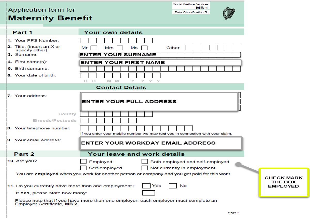 Maternity Leave | Workday Benefits